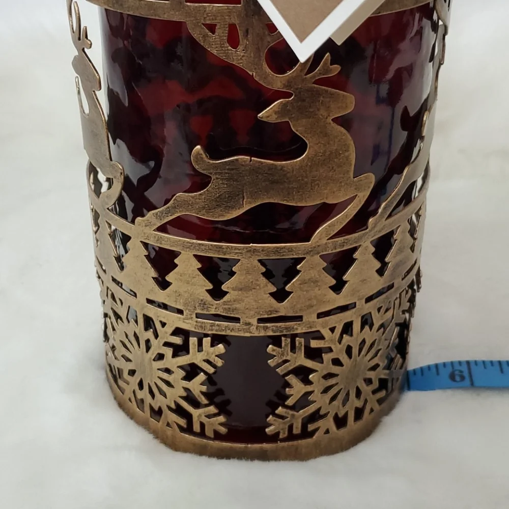 Christmas RF home fashion decor metal glass